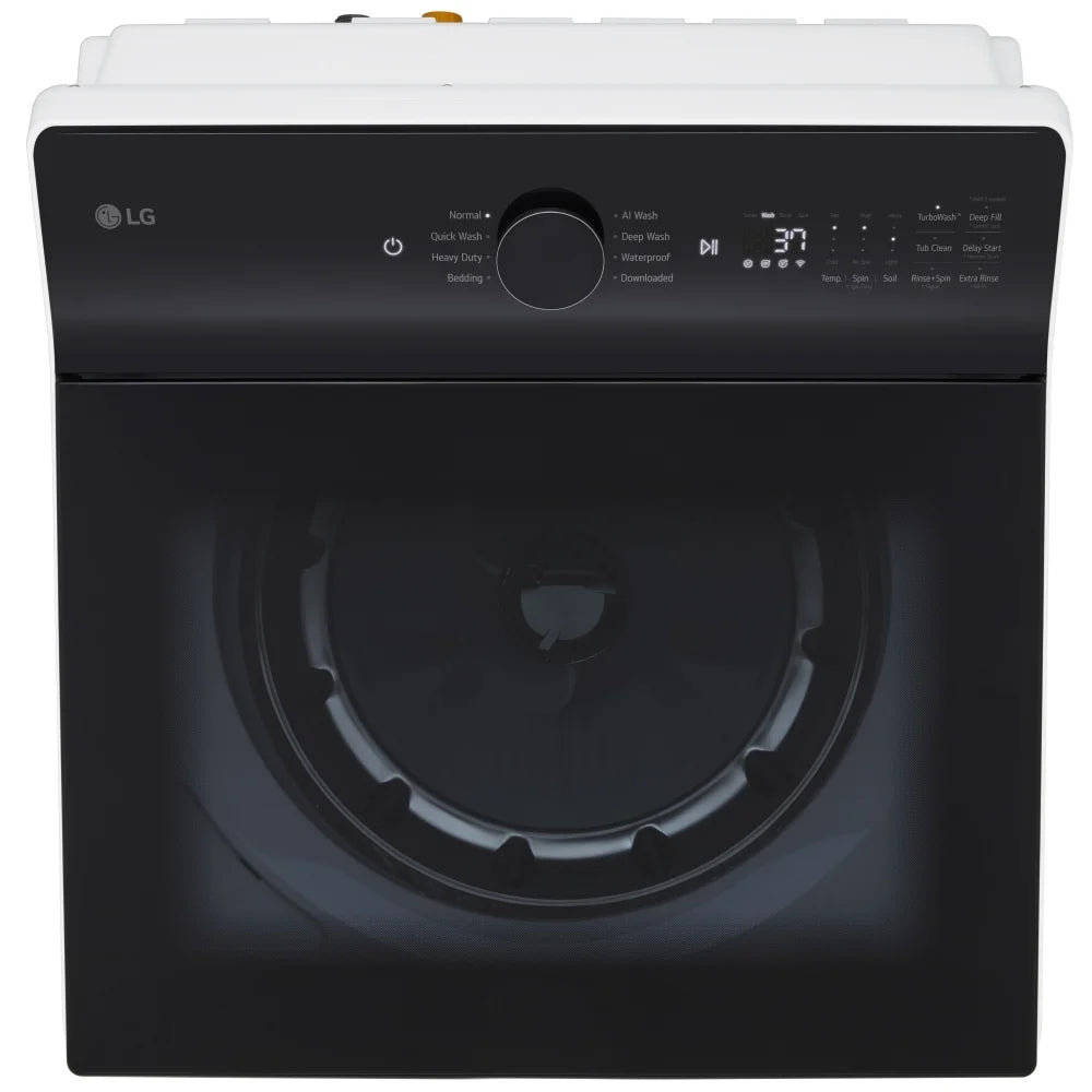 LG WT8405CW Top Load Washer, 27 inch Width, 6.1 cu. ft. Washer Capacity, 950 RPM Washer Spin Speed, 8 Wash Cycles, 5 Temperature Settings, ENERGY STAR Certified, Wifi Enabled, White colour
