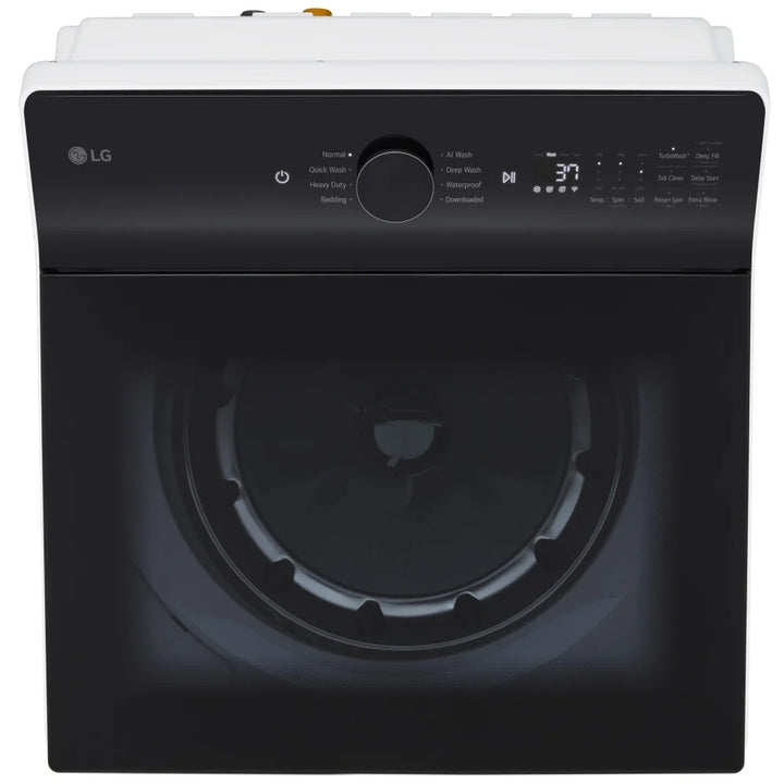 LG WT8405CW Top Load Washer, 27 inch Width, 6.1 cu. ft. Washer Capacity, 950 RPM Washer Spin Speed, 8 Wash Cycles, 5 Temperature Settings, ENERGY STAR Certified, Wifi Enabled, White colour