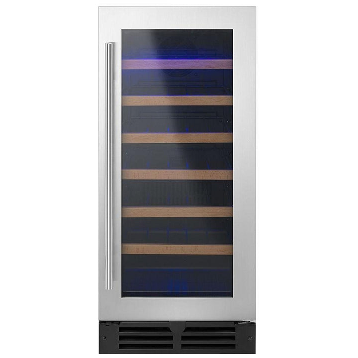 Whirlpool WUW35X15DS Compact Wine Cooler Under Counter Wine Refrigeration, 15 inch Width, 34 Wine Bottle Capacity, Stainless Steel colour