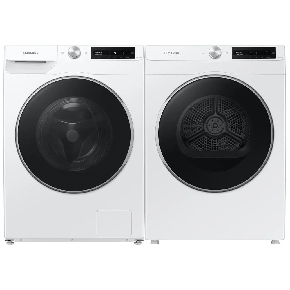 Samsung WW25B6800AW - WW25B6800AW/AC Front Load Washer, 24 inch Width, 2.9 cu. ft. Washer Capacity, 1,400 RPM Washer Spin Speed, 12 Wash Cycles, 5 Temperature Settings, Steam Clean, ENERGY STAR Certified, & White colour