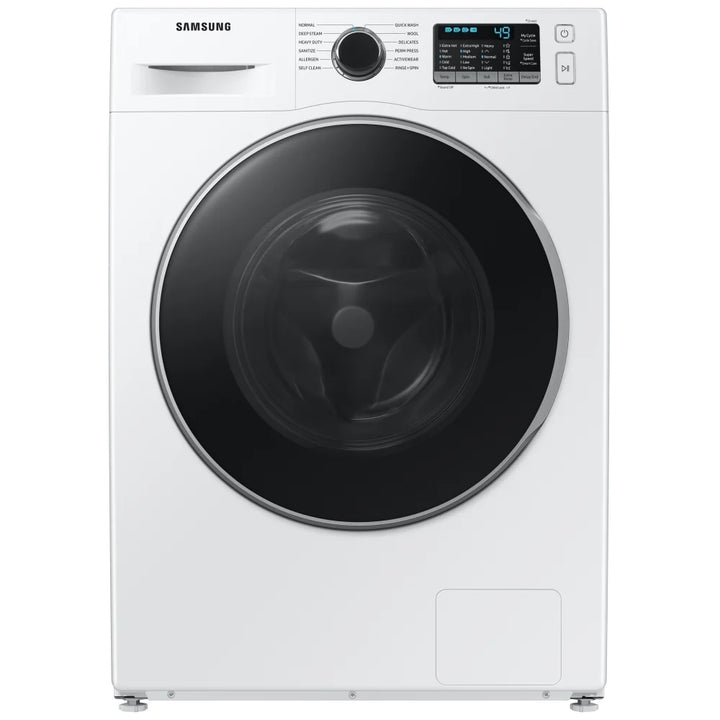 Samsung WW25B6800AW - WW25B6800AW/AC Front Load Washer, 24 inch Width, 2.9 cu. ft. Washer Capacity, 1,400 RPM Washer Spin Speed, 12 Wash Cycles, 5 Temperature Settings, Steam Clean, ENERGY STAR Certified, & White colour