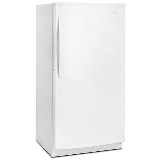 Whirlpool WZF56R16DW Upright Freezer, 30 inch Width, 16 cu. ft. Capacity, Frost Free, Interior Light (Freezer), White color Upright Freezer