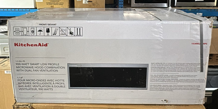 KitchenAid YKMML550RPS Over the Range Microwave, 30 inch Exterior Width, 1.1 cu. ft. Capacity, 600 CFM, 900 W Watts, LED, Stainless Steel colour