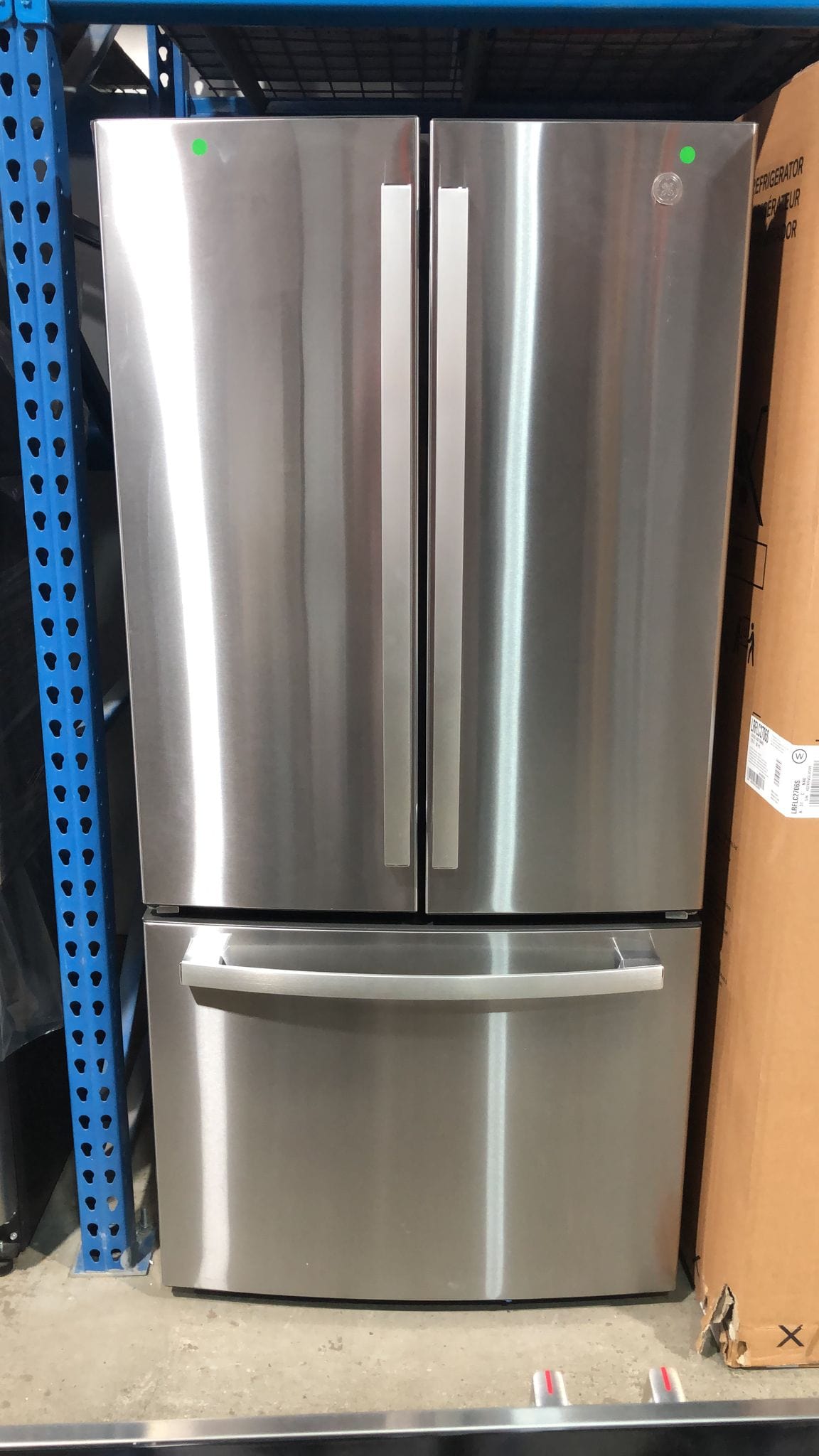 Refurbished GNE25DYRLKFS French Door Fridge