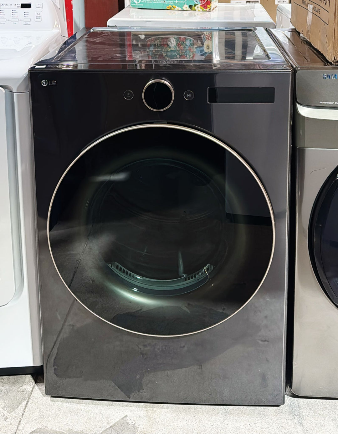 LG DLEX6500B Electric Dryer – 7.4 cu. ft. (27″, Black Steel)