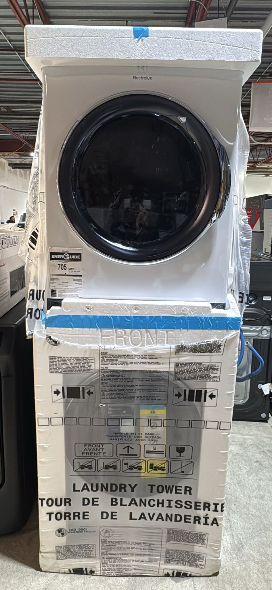 Electrolux ELTE760CAW Electric Dryer – 8.0 cu. ft. (27″, White)