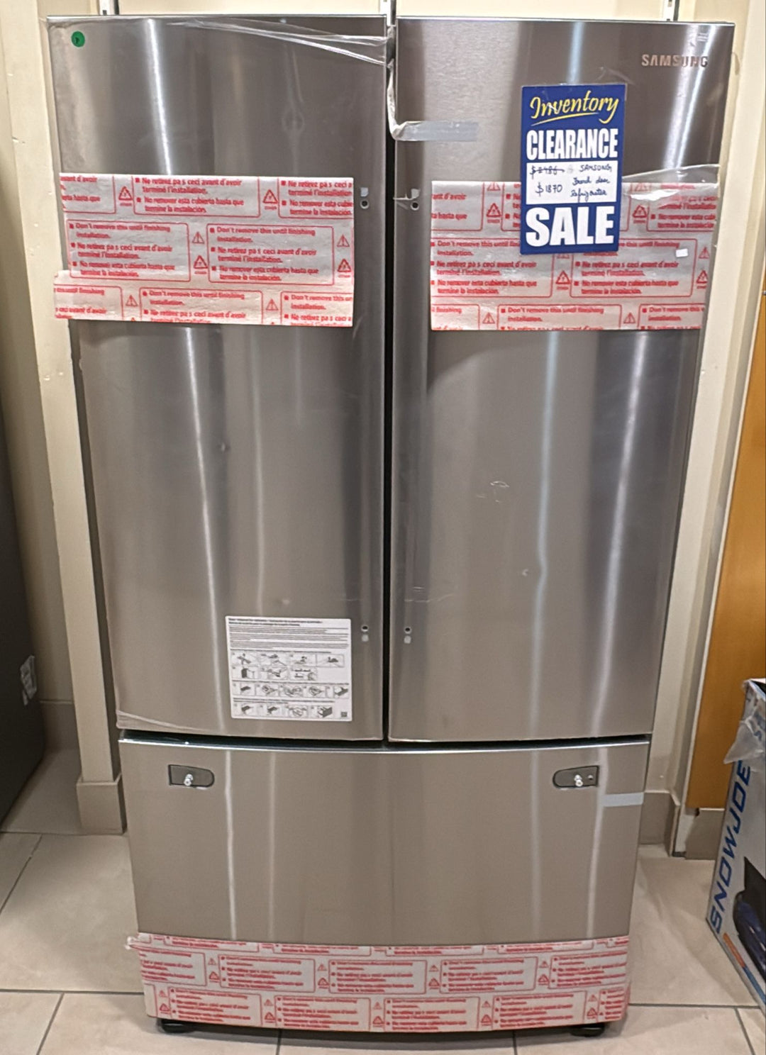 Samsung Stainless Steel French Door Fridge (28 Cu.Ft) -RF28T5A01SR/AA