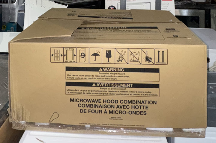 Whirlpool YWMMF5930PZ Over the Range Microwave, 30 inch Exterior Width, 1.1 cu. ft. Capacity, 300 CFM, 1,000 W Watts