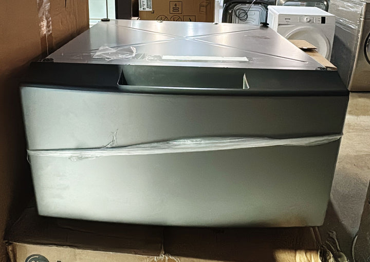 Whirlpool WFP2715RR Pedestal, Silver colour 15.5" Pedestal for Front Load Washer and Dryer with Storage for YWED6720RR