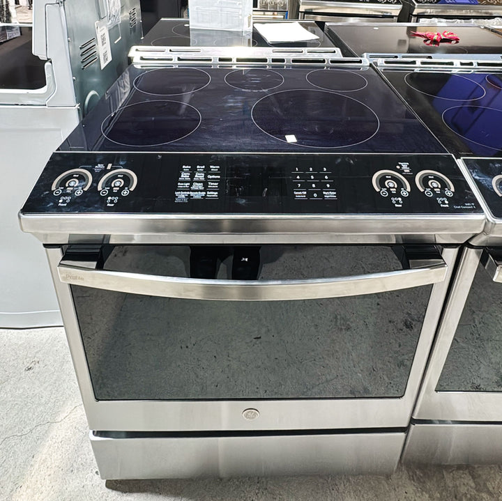 GE PROFILE 30" SLIDE-IN SELF-CLEAN ELECTRIC INDUCTION RANGE WITH WIFI STAINLESS STEEL - PCHS920YM4FS