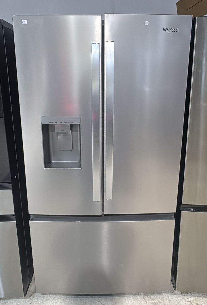 Whirlpool 36" 29.58 Cu. Ft. French Door Refrigerator with Water & Ice Dispenser (WRFF3536SZ) - Stainless Steel