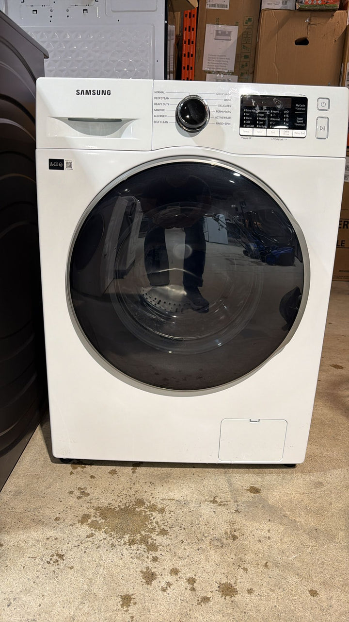 Samsung WW25B6800AW - WW25B6800AW/AC Front Load Washer, 24 inch Width, 2.9 cu. ft. Washer Capacity, 1,400 RPM Washer Spin Speed, 12 Wash Cycles, 5 Temperature Settings, Steam Clean, ENERGY STAR Certified, & White colour