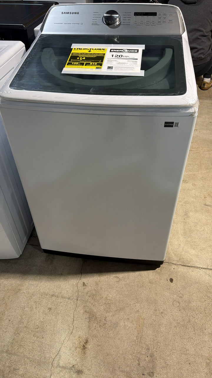 Samsung WA52DG5500AV 5.2 cu ft Top Load Washer with Active WaterJet & Vibration Reduction - Black Stainless