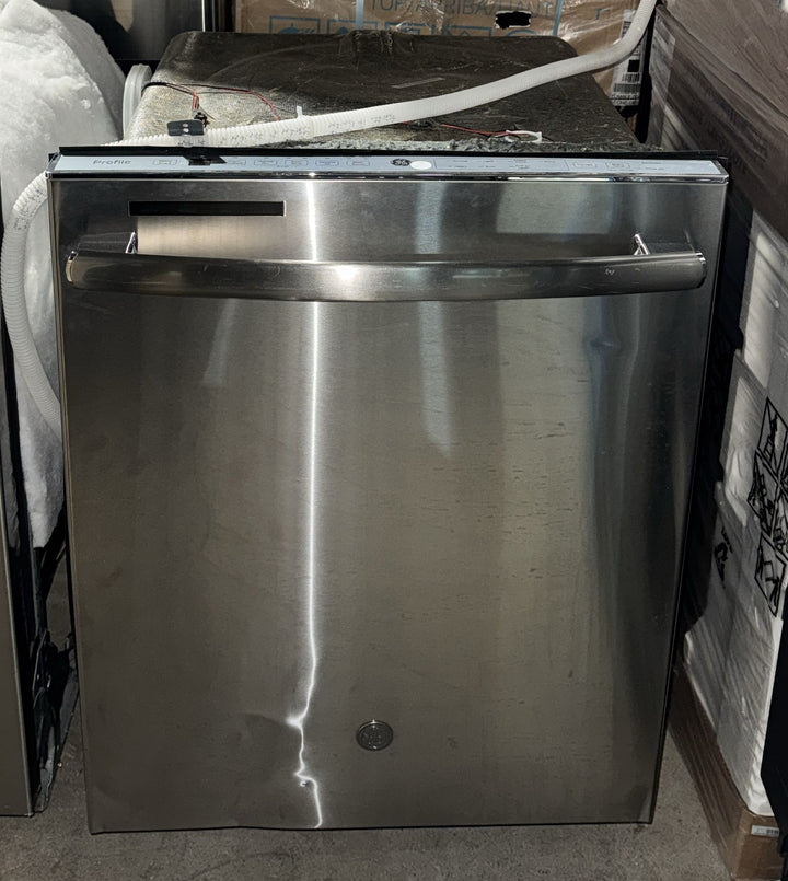 GE Profile PBT660SSLSS Dishwasher, 24 inch Exterior Width, 45 dB Decibel Level, Fully Integrated, Stainless Steel (Interior), 7 Wash Cycles, 16 Capacity (Place Settings), Hard Food Disposal, Stainless Steel color (Refurbished)