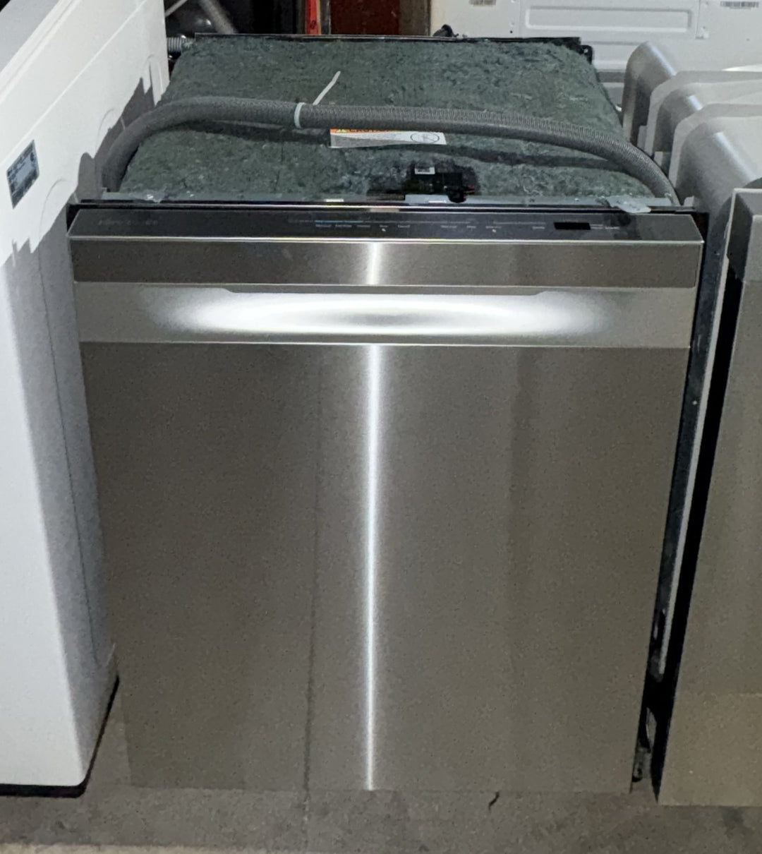 Frigidaire FDHP4336AS Dishwasher, 24 inch Exterior Width, 49 dB Decibel Level, Fully Integrated, Stainless Interior, 5 Wash Cycles, 12 Capacity (Place Settings), Hard Food Disposal, 2 Loading Racks, Stainless Steel colour