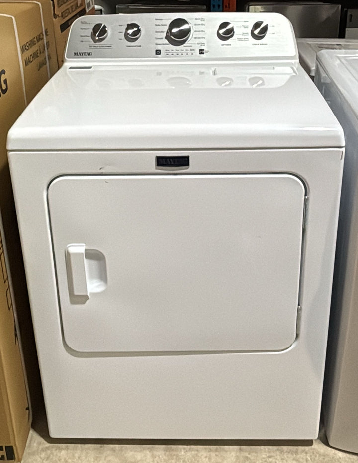 Maytag YMED5605RW Electric Dryer, 7.0 cu. ft. Dryer Capacity, 10 Dry Cycles, Steam Clean, 4 Temperature Settings, Vented, White colour
