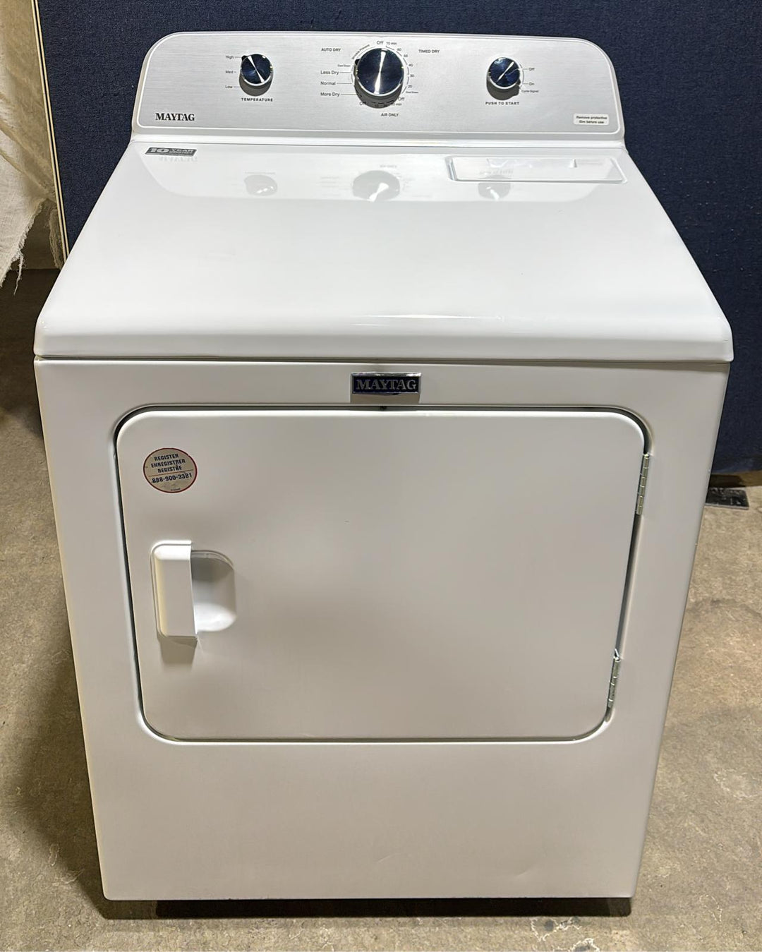 Maytag Top Load Electric Wrinkle Prevent Dryer - 7.0 cu. ft. YMED4500MW