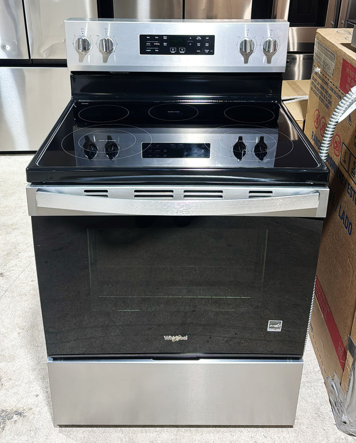 30-inch Electric Range with Air Cooking Technology and Steam Clean WFES4530SZ