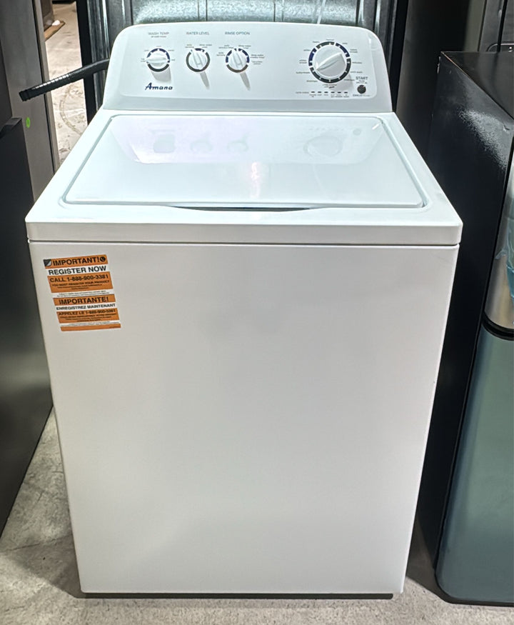 Amana NTW4519JW Top Load Washer, 28 inch Width, 4.3 cu. ft. Washer Capacity, 770 RPM Washer Spin Speed, 14 Wash Cycles, 5 Temperature Settings, Water Heater, White colour