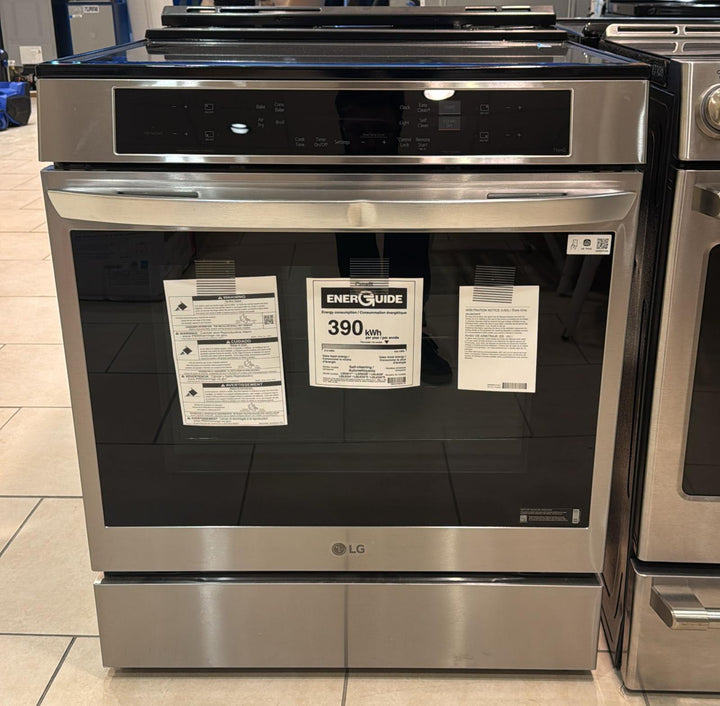 LG Studio LSIS6338F Induction Range, 6.3 cu. ft. Capacity, 30 inch Exterior Width, True Convection, 5 Burners Self Clean, 4,300 W Highest Element, Stainless Steel colour, SmartDiagnosis™, ThinQ Care™ Gliding Extension Rack
