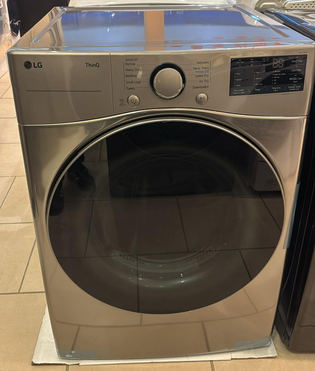 7.4 cu. ft. Ultra Large Capacity Smart Wi-Fi Enabled Front Load Electric Dryer with Built-In Intelligence DLE3600V