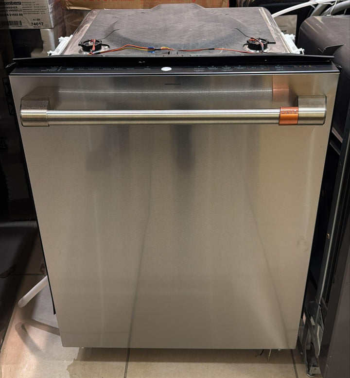 Cafe CDT888P2VS1 Dishwasher, 24 inch Exterior Width, 39 dB Decibel Level, Stainless Steel (Interior), 5 Wash Cycles, Up to 16, Hard Food Disposal, Wifi Enabled, Stainless Steel color
