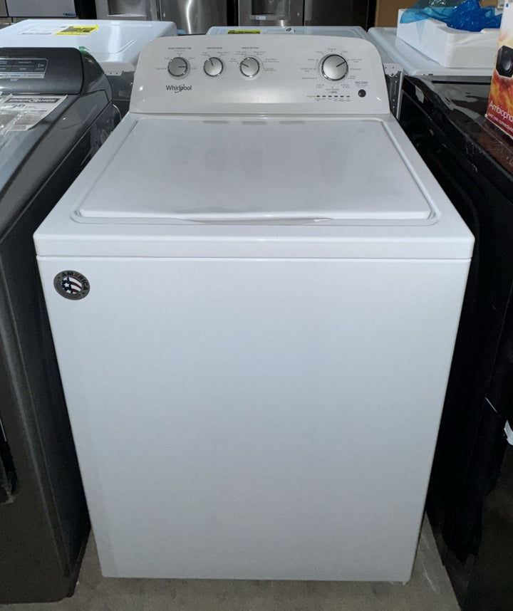 Whirlpool WTW4855HW Top Load Washer, 27 inch Width, Agitator, 4.4 cu. ft. Capacity, 12 Wash Cycles, 5 Temperature Settings, 700 RPM Washer Spin Speed, White colour (Contains Agitator)