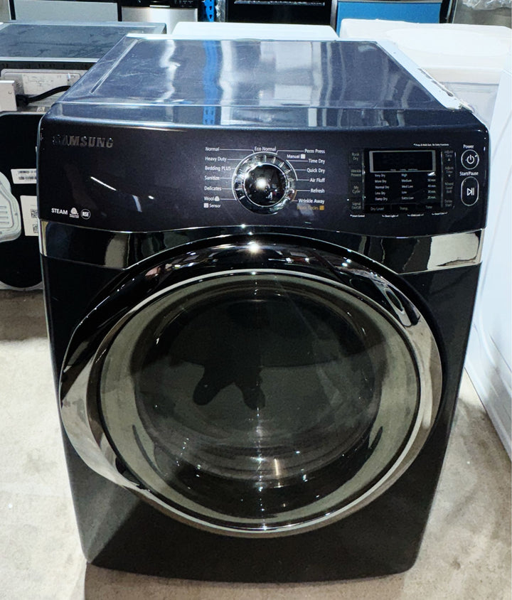 Samsung DV455EVGSGR Dryer, 27 inch Width, 7.5 cu. ft. Capacity, 5 Temperature Settings, Stackable, Steel Drum, Charcol colour