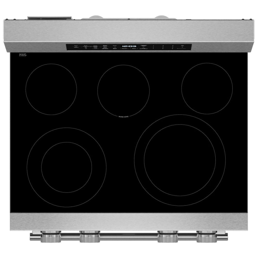 KitchenAid YKFES530SPS Electric Range, 5.3 cu. ft. Capacity, 30 inch Exterior Width, True Convection, 5 Burners, Storage Drawer, Air Fry, Manual Clean, 3,000 W Highest Element, FingerPrint Resistant Stainless Steel colour, Even-Heat™, PrintShield™ Finish