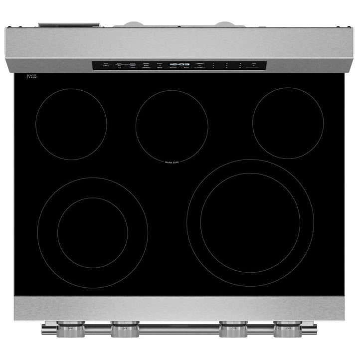 KitchenAid YKFES530SPS Electric Range, 5.3 cu. ft. Capacity, 30 inch Exterior Width, True Convection, 5 Burners, Storage Drawer, Air Fry, Manual Clean, 3,000 W Highest Element, FingerPrint Resistant Stainless Steel colour, Even-Heat™, PrintShield™ Finish