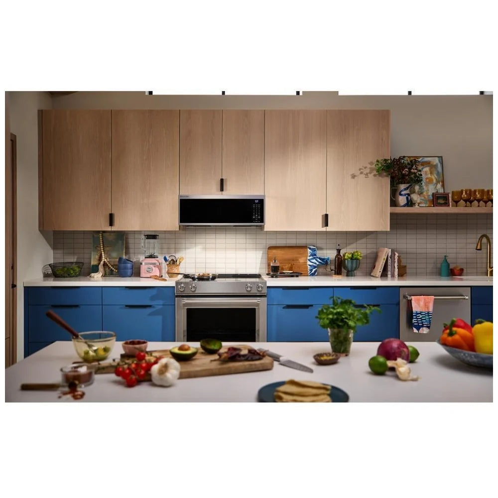 KitchenAid YKMML550RPS Over the Range Microwave, 30 inch Exterior Width, 1.1 cu. ft. Capacity, 600 CFM, 900 W Watts, LED, Stainless Steel colour