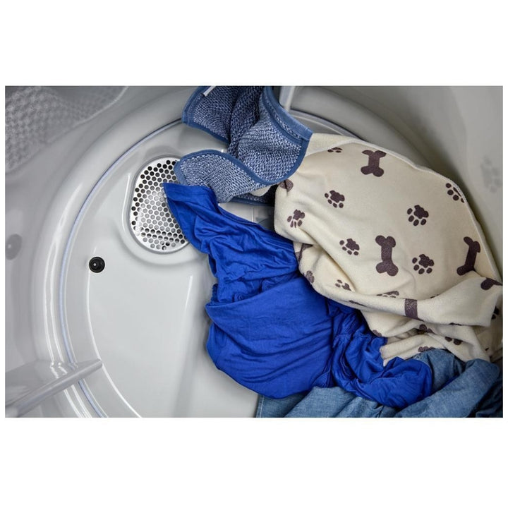 Maytag YMED5605RW Electric Dryer, 7.0 cu. ft. Dryer Capacity, 10 Dry Cycles, Steam Clean, 4 Temperature Settings, Vented, White colour