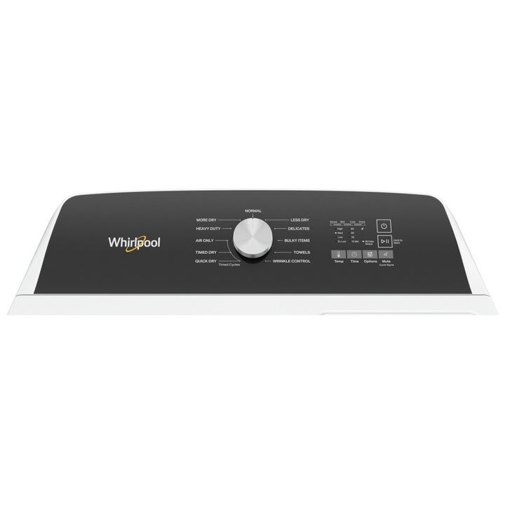 Whirlpool YWED5010LW Electric Dryer, 7 cu. ft. Dryer Capacity, 11 Dry Cycles, 4 Temperature Settings, Vented, White colour 7.0 Cu. Electric Moisture Sensing Dryer