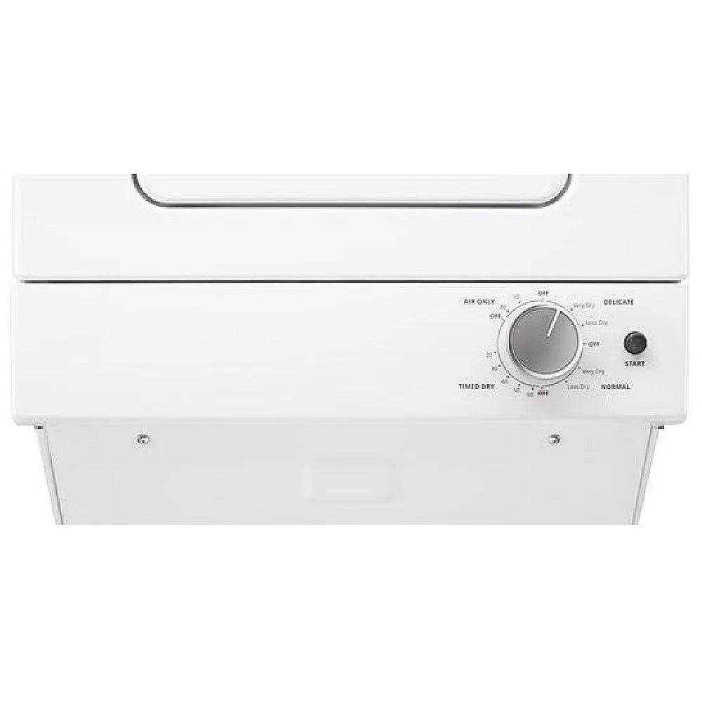 Whirlpool YWET4024HW Laundry Center, 240v, White colour Washer: 1.8 cu. ft. Capacity, 24 inch Width, 6 Wash Cycles, 850 RPM Spin Speed Dryer: 3.4 cu. ft. Capacity, Electric