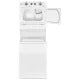 Whirlpool 4.0 cu.ft I.E.C. Electric Stacked Laundry Center 9 Wash cycles and AutoDry™ (YWET4027HW)