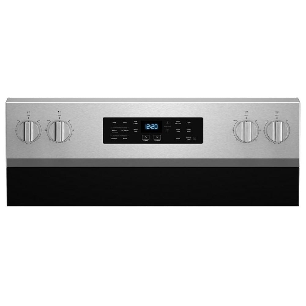 Whirlpool YWFES5030RZ Electric Range, 5.3 cu. ft. Capacity, 30 inch Exterior Width, Convection, 5 Burners, Storage Drawer, Yes, Self Clean, 3,000 W Highest Element, Stainless Steel colour