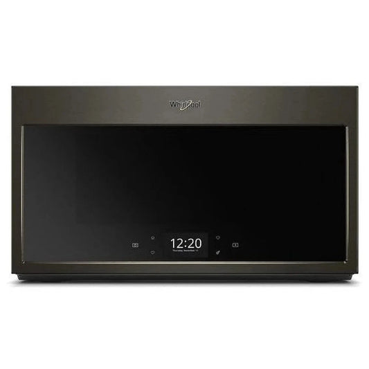 Whirlpool YWMHA9019HV Over the Range Microwave, 1.9 cu. ft. Capacity, 400 CFM, 1100W Watts, Convection, LED, Stainless Steel Interior, 30 inch Exterior Width, Black Stainless Steel colour