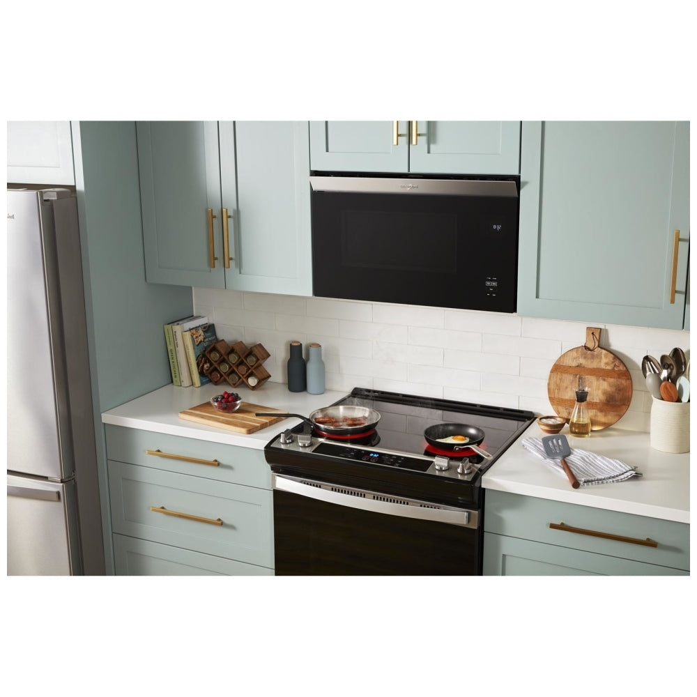 Whirlpool YWMMF5930PV Over the Range Microwave, 30 inch Exterior Width, 1.1 cu. ft. Capacity, 300 CFM, 1,000 W Watts