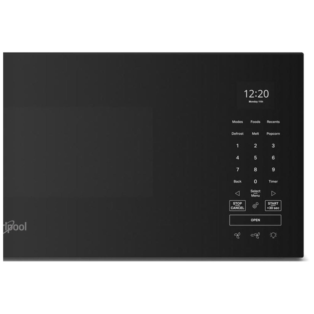 Whirlpool YWMML5530RB 1.1 cu. ft. Smart Low-Profile Over-the-Range Microwave, Black