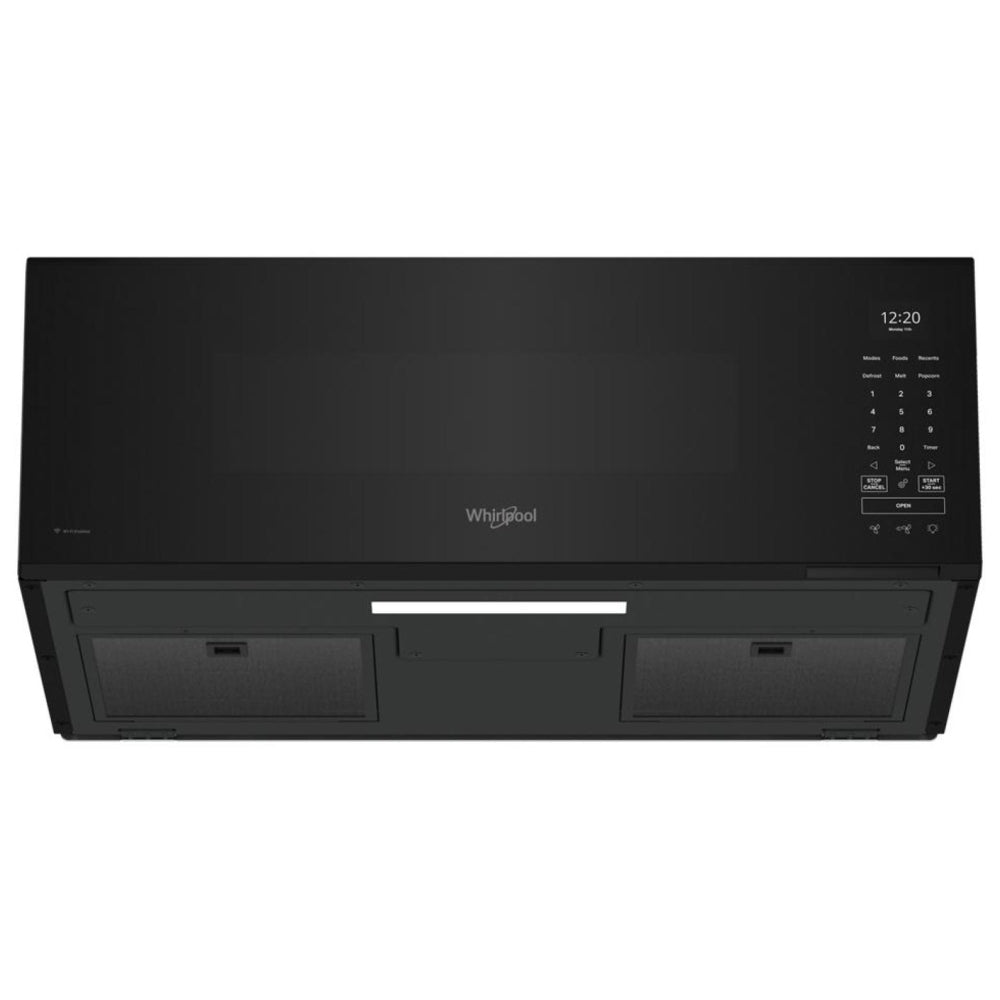 Whirlpool YWMML5530RB 1.1 cu. ft. Smart Low-Profile Over-the-Range Microwave, Black