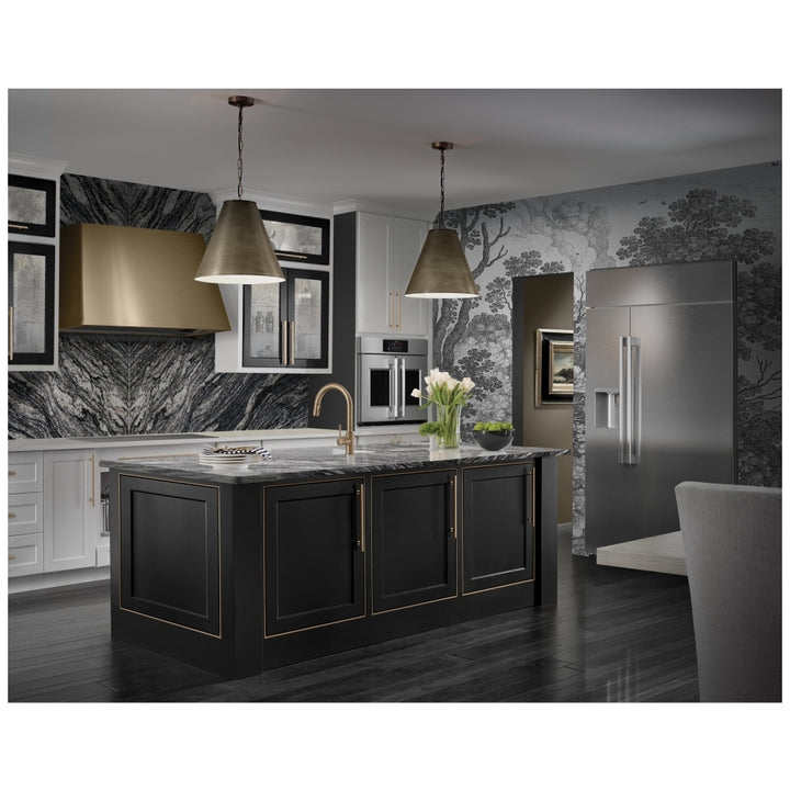 Monogram ZISS480DNSS Side by Side Built In Refrigerator, 48 inch Width, Counter Depth, 28.8 cu. ft. Capacity, Water Dispenser (Exterior), Ice Dispenser (Freezer Located), Stainless Steel colour