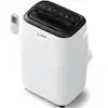 8,000 BTU (5,000 BTU DOE) Portable Air Conditioner Cools 350 sq. ft. with Dehumidifier and LCD Remote in White
