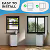 8,000 BTU (5,000 BTU DOE) Portable Air Conditioner Cools 350 sq. ft. with Dehumidifier and LCD Remote in White