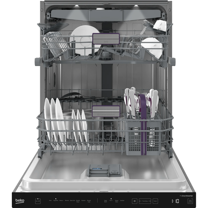 Beko Tall Tub Dishwasher, 45 dBA, 16 Place Settings - DDT38532XHW