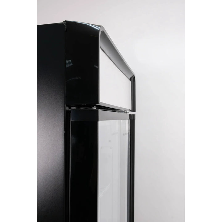 Hamilton Beach, 13.3 Cu.Ft.Commercial Glass Display Refrigerator, Black