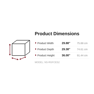 Insignia™ - 4.8 Cu. Ft. Slide-In Electric Convection Range with Self Clean and Air Fry - Stainless Steel Model: NS-RGFCES2