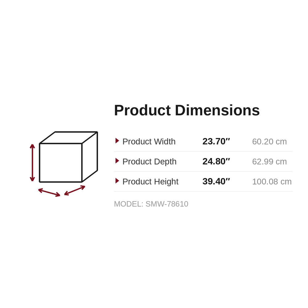 Dimensions - SMW-78610