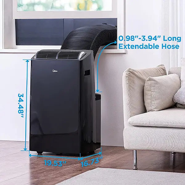 Midea MAP14S1TBL 14,000 BTU Smart Portable Air Conditioner