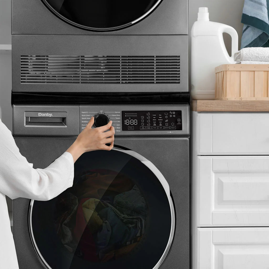 DANBY FRONT LOAD WASHER (DWM022D1DSDB-RF), 24”