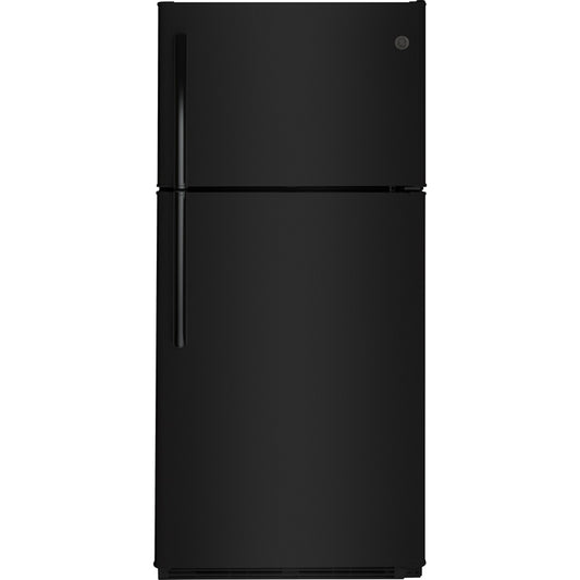 GE® 18 Cu. Ft. Top-Freezer Refrigerator Black (GTS18FTLKBB)